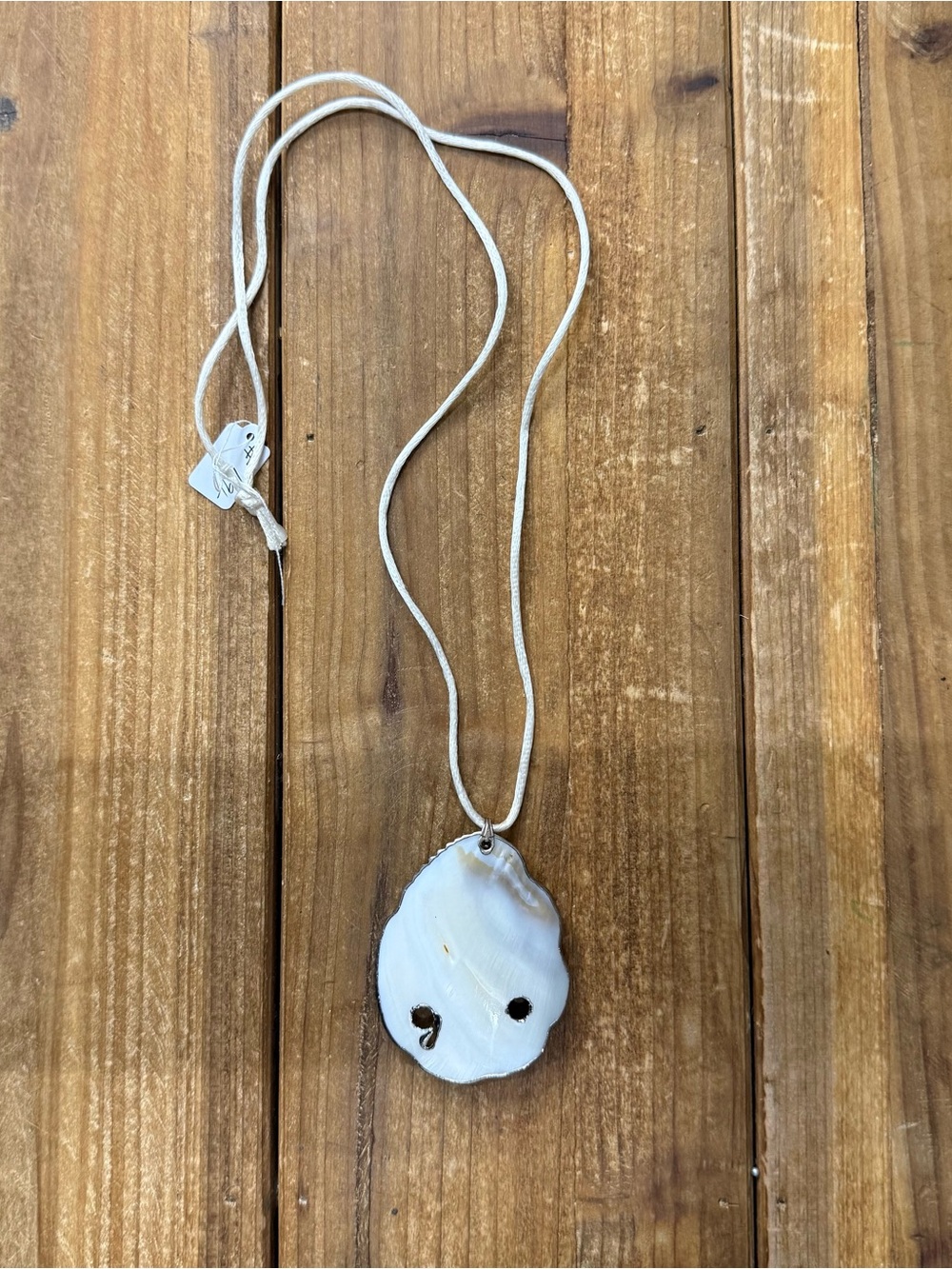 Oyster Shell Pendant Necklace